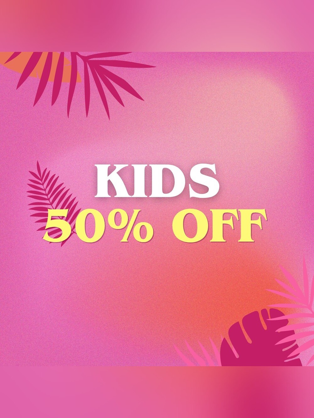 Kids Items - Green Promotional Sign